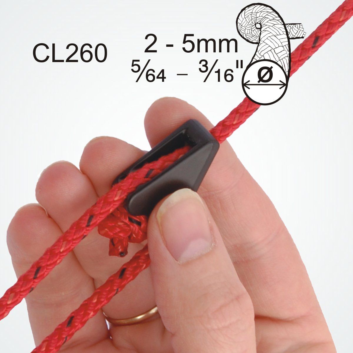Spänne för tältlina Mini Line-Lok®(TR-111)