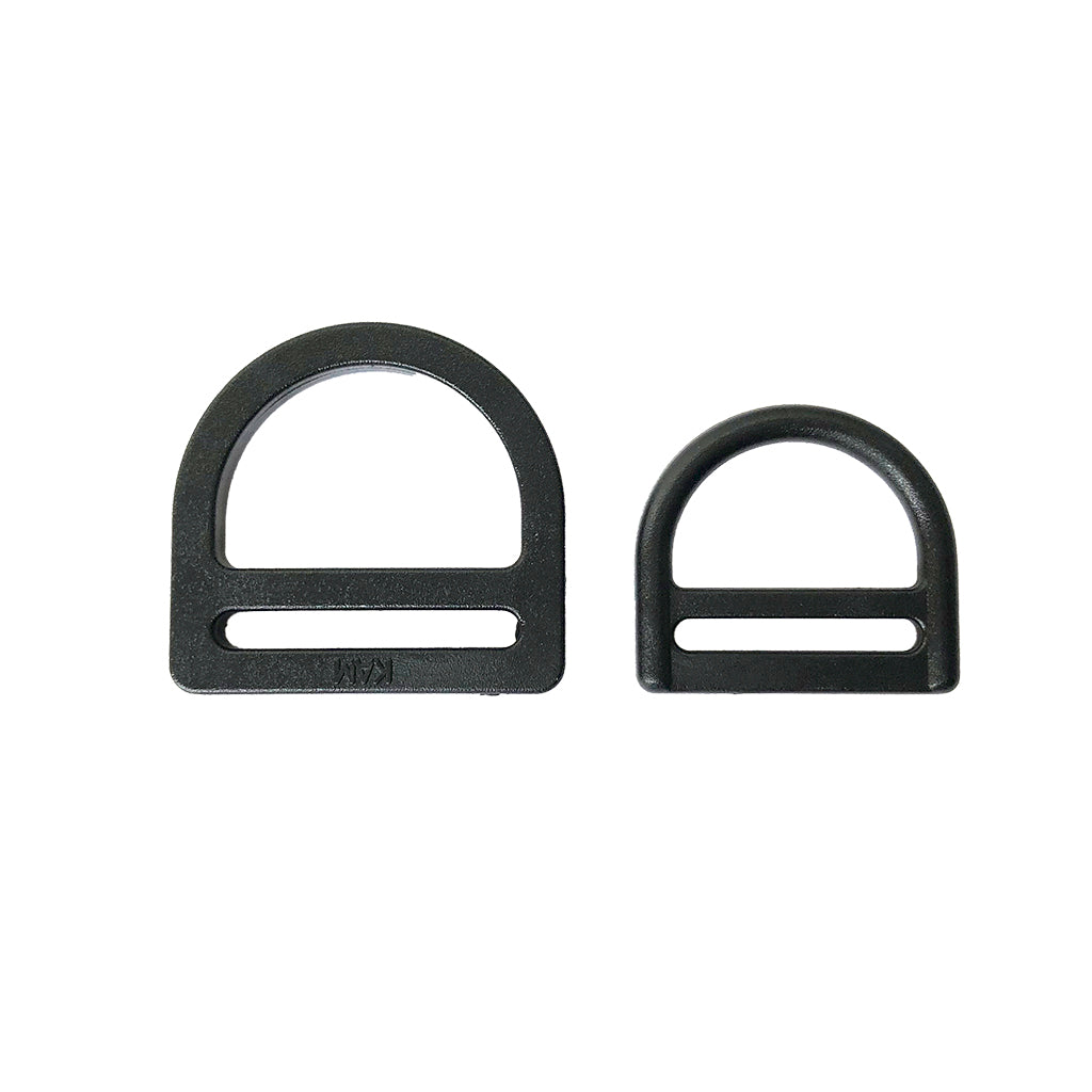 D-ring i plast med bandfäste, 20/25 mm (CB-50)