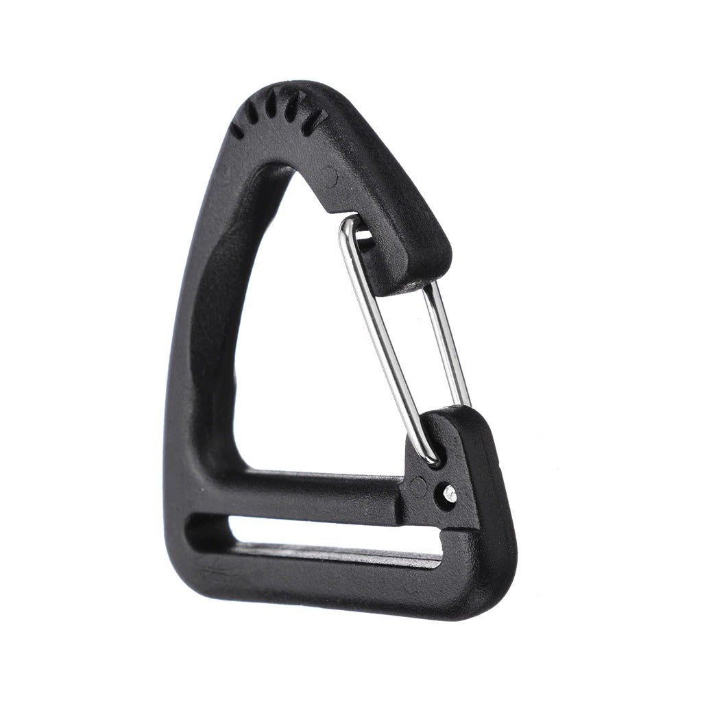 D-ring i plast med karbinhake, 25 mm (CB-51)