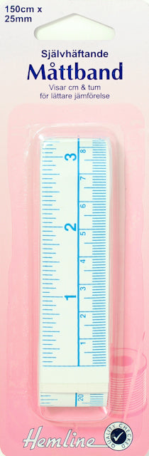 Måttband självhäftande 150 cm
