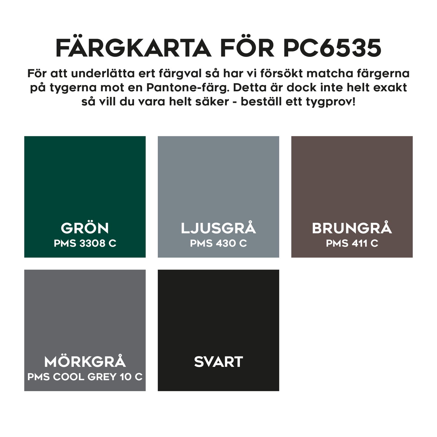 Tyg för jackor och byxor, polyester/bomull (PC6535)